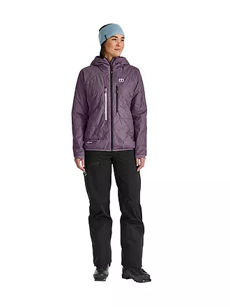 ORTOVOX | Chaqueta aislante para mujer Piz Boé Swisswool con capucha | beere